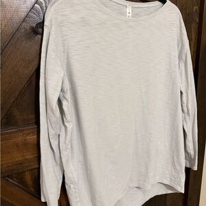 Lululemon Athletica Soft Gray Long Sleeve Top